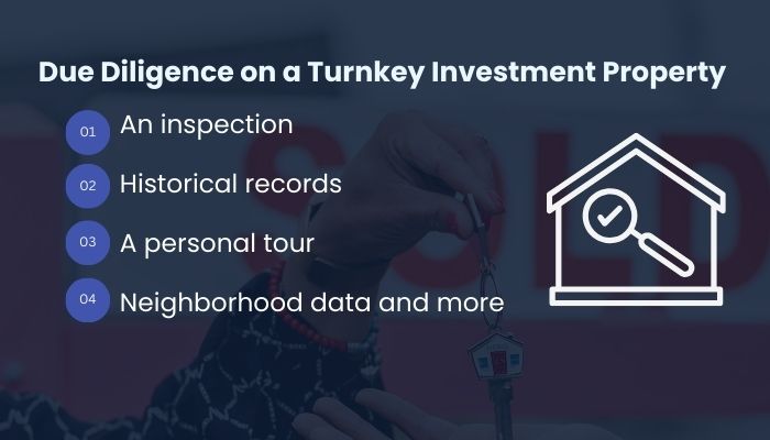 Due Diligence on a Turnkey Investment Property